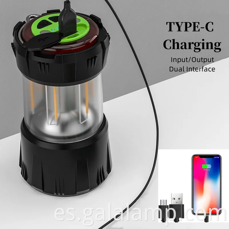 Ligera LED recargable ultra brillante para aventuras al aire libre